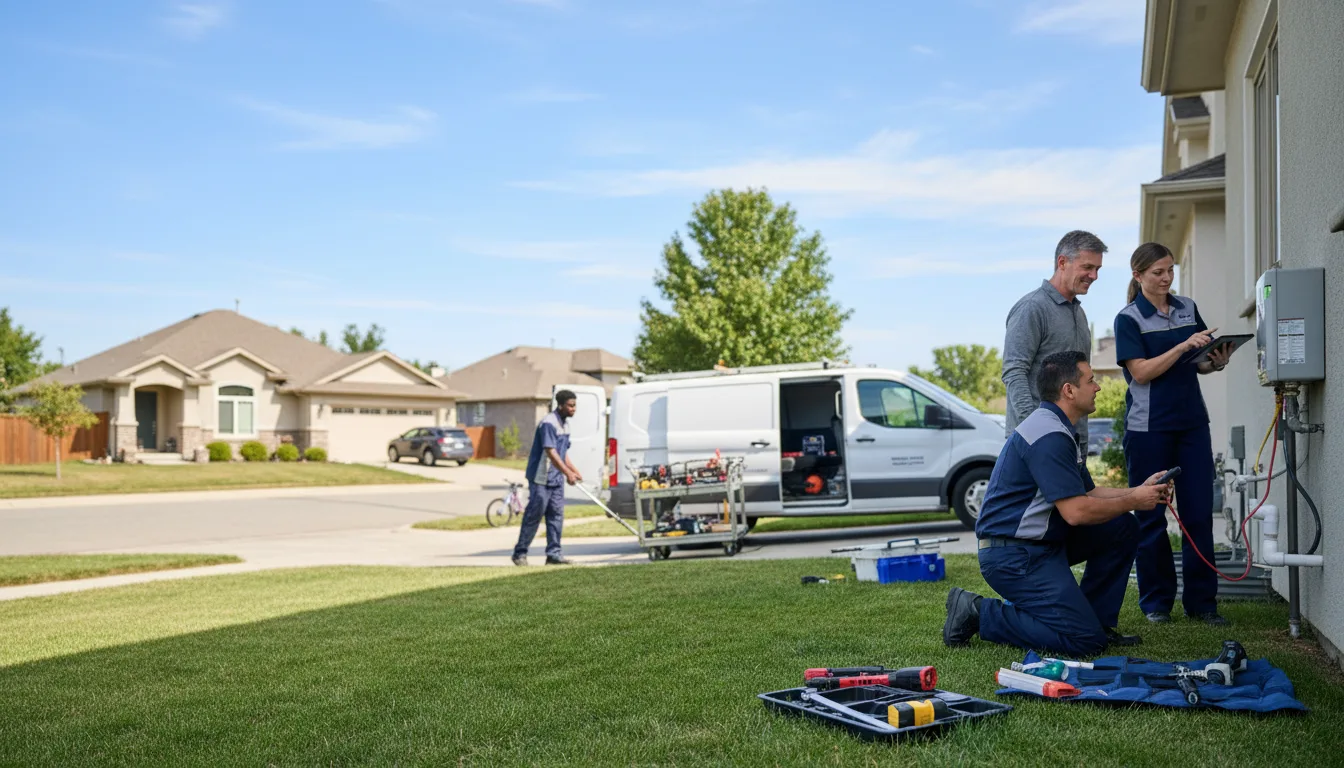 Tankless water heater service in Addison, TX